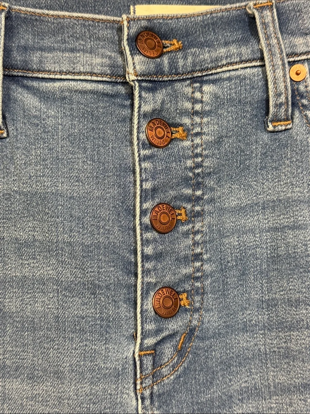 Madewell High-Rise Skinny Button-Fly Jeans